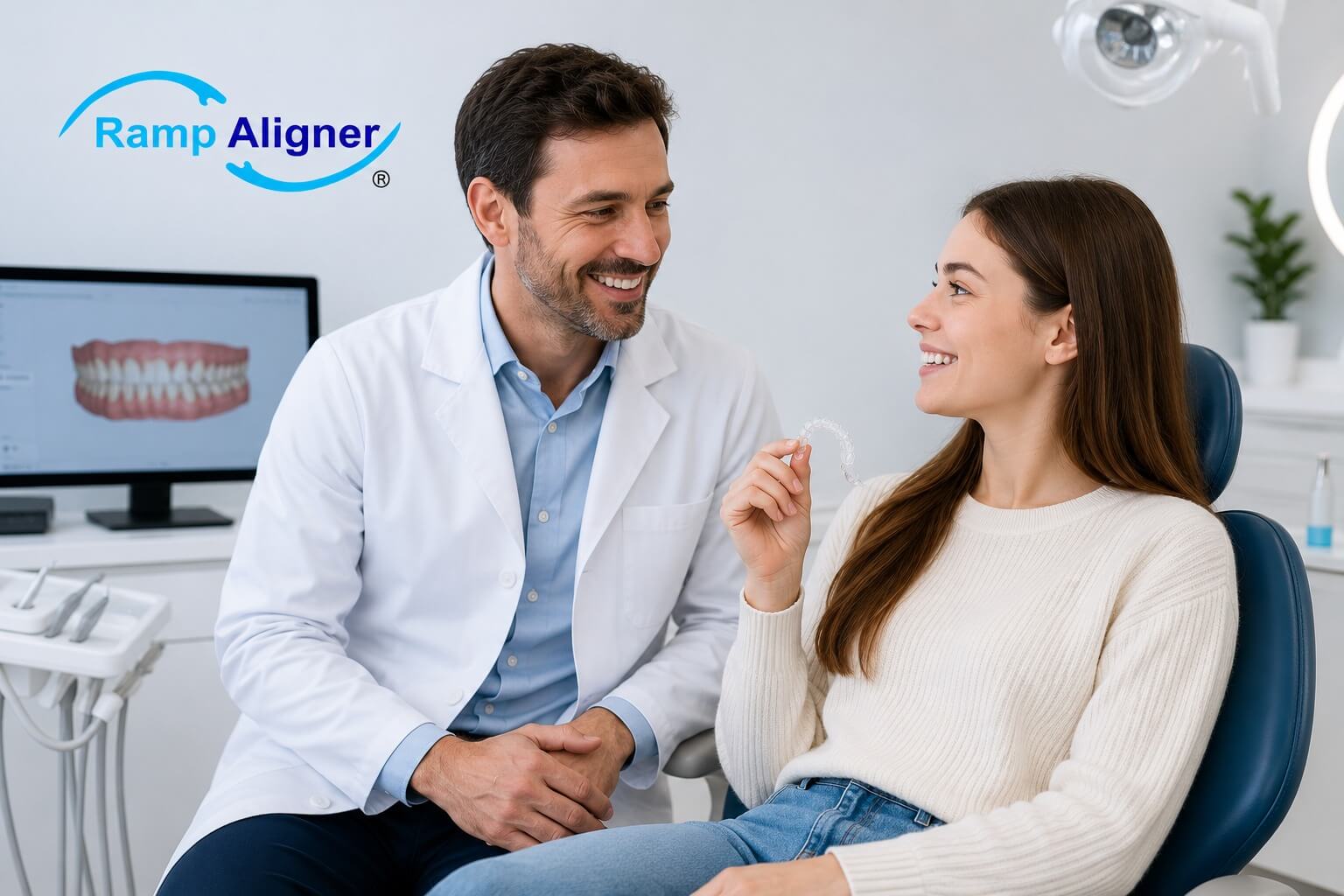 Imagen clínica Ramp Aligner